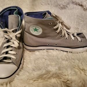 Multi-colored Fold Down Converse